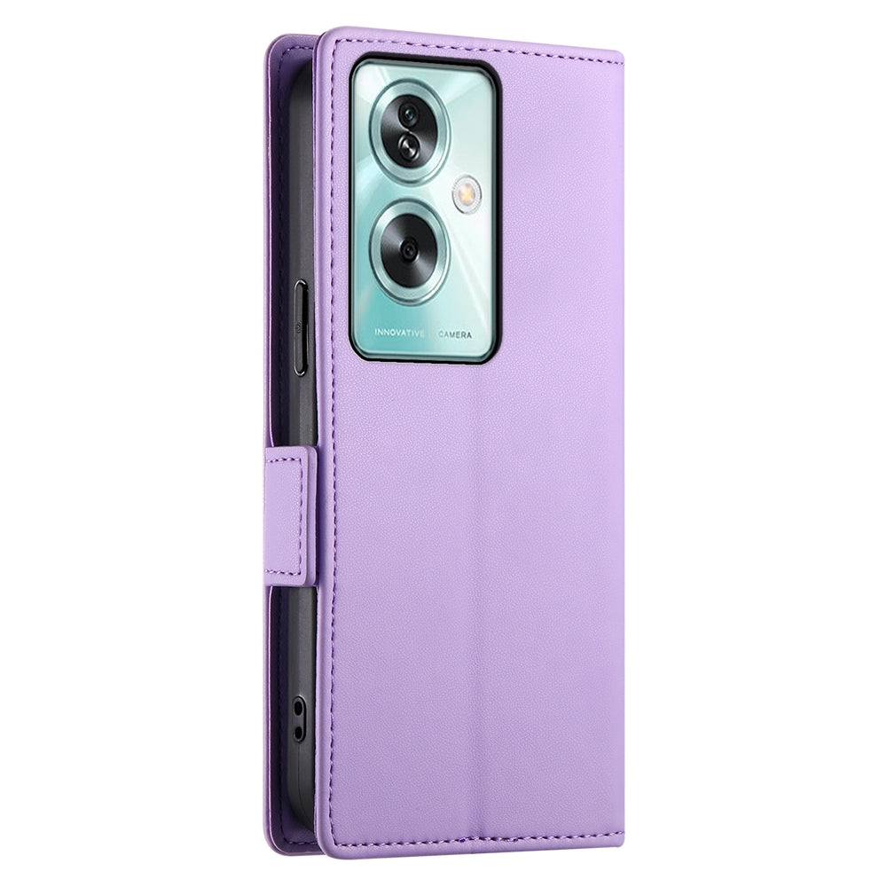 OPPO A79 5G Magnetic Leather Wallet Case with Card Slots, Stand Function & Full Protection