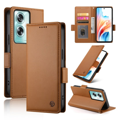 OPPO A79 5G Magnetic Leather Wallet Case with Card Slots, Stand Function & Full Protection