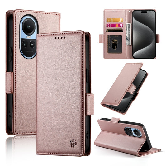 OPPO Reno10 Pro Magnetic Leather Wallet Case with Card Slots, Stand Function & Full Protection
