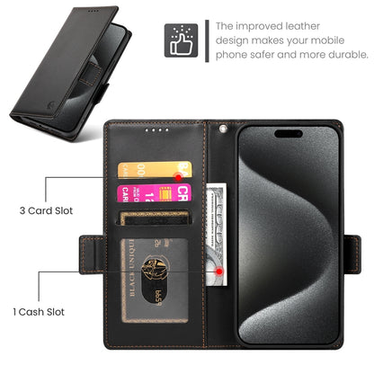 OPPO Reno10 Pro Magnetic Leather Wallet Case with Card Slots, Stand Function & Full Protection
