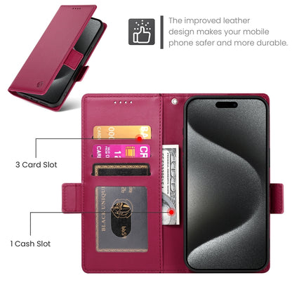 OPPO Reno11 F Magnetic Leather Wallet Case with Card Slots, Stand Function & Full Protection
