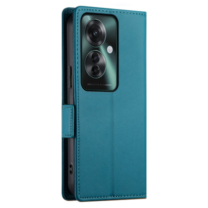 OPPO Reno11 F Magnetic Leather Wallet Case with Card Slots, Stand Function & Full Protection