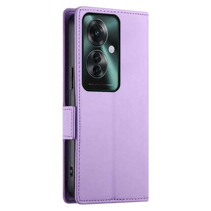 OPPO Reno11 F Magnetic Leather Wallet Case with Card Slots, Stand Function & Full Protection