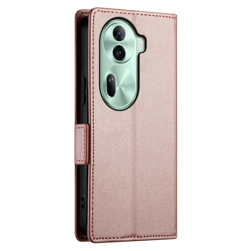 OPPO Reno11 Pro 5G Magnetic Leather Wallet Case with Card Slots, Stand Function & Full Protection