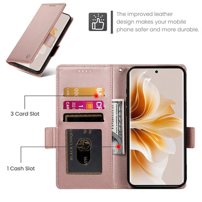 OPPO Reno11 Pro 5G Magnetic Leather Wallet Case with Card Slots, Stand Function & Full Protection