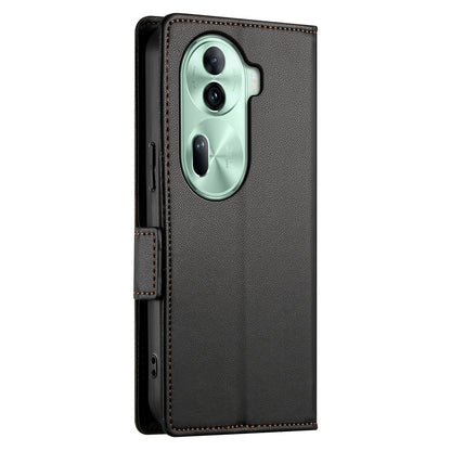 OPPO Reno11 Pro 5G Magnetic Leather Wallet Case with Card Slots, Stand Function & Full Protection