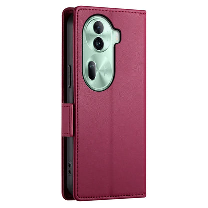 OPPO Reno11 Pro 5G Magnetic Leather Wallet Case with Card Slots, Stand Function & Full Protection