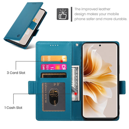 OPPO Reno11 Pro 5G Magnetic Leather Wallet Case with Card Slots, Stand Function & Full Protection