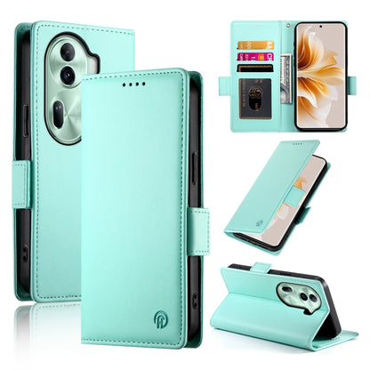 OPPO Reno11 Pro 5G Magnetic Leather Wallet Case with Card Slots, Stand Function & Full Protection