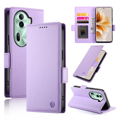 OPPO Reno11 Pro 5G Magnetic Leather Wallet Case with Card Slots, Stand Function & Full Protection