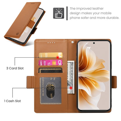 OPPO Reno11 Pro 5G Magnetic Leather Wallet Case with Card Slots, Stand Function & Full Protection