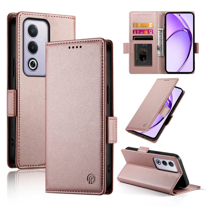 OPPO A3 Pro 5G Magnetic Leather Wallet Case with Card Slots, Stand Function & Full Protection