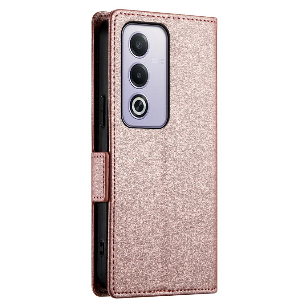 OPPO A3 Pro 5G Magnetic Leather Wallet Case with Card Slots, Stand Function & Full Protection