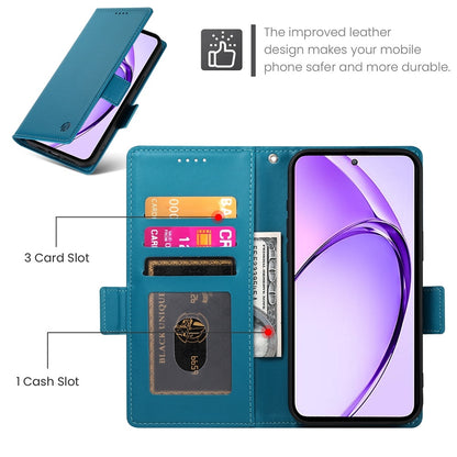 OPPO A3 Pro 5G Magnetic Leather Wallet Case with Card Slots, Stand Function & Full Protection