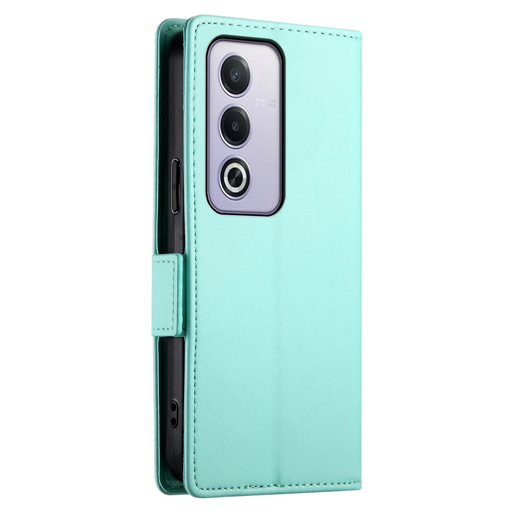 OPPO A3 Pro 5G Magnetic Leather Wallet Case with Card Slots, Stand Function & Full Protection