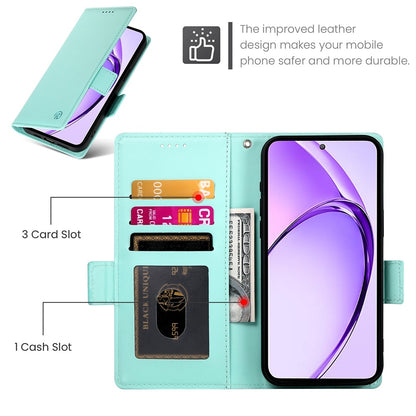 OPPO A3 Pro 5G Magnetic Leather Wallet Case with Card Slots, Stand Function & Full Protection