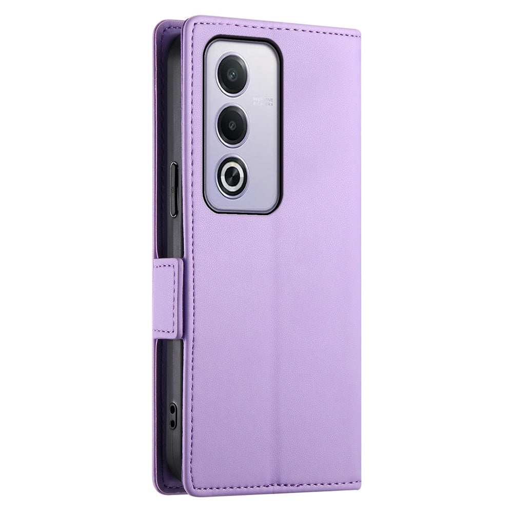 OPPO A3 Pro 5G Magnetic Leather Wallet Case with Card Slots, Stand Function & Full Protection