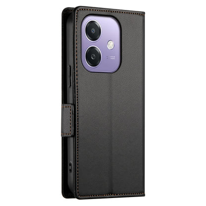 OPPO A3X 4G/5G Magnetic Leather Wallet Case with Card Slots, Stand Function & Full Protection