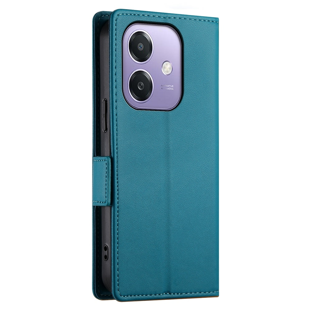 OPPO A3 4G/5G Magnetic Leather Wallet Case with Card Slots, Stand Function & Full Protection
