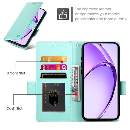 OPPO A3 4G/5G Magnetic Leather Wallet Case with Card Slots, Stand Function & Full Protection