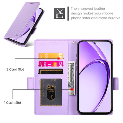 OPPO A3X 4G/5G Magnetic Leather Wallet Case with Card Slots, Stand Function & Full Protection