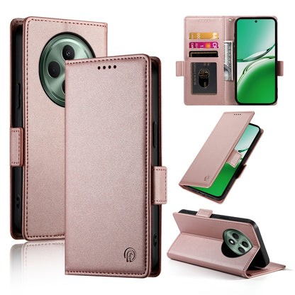 OPPO Reno12 F27 Magnetic Leather Wallet Case with Card Slots, Stand Function & Full Protection