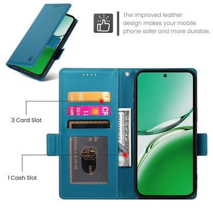 OPPO Reno12 F 4G/5G Magnetic Leather Wallet Case with Card Slots, Stand Function & Full Protection