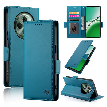 OPPO Reno12 F27 Magnetic Leather Wallet Case with Card Slots, Stand Function & Full Protection
