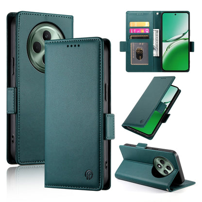 OPPO Reno12 F 4G/5G Magnetic Leather Wallet Case with Card Slots, Stand Function & Full Protection