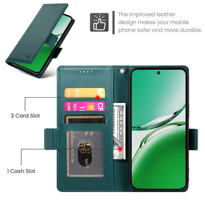 OPPO Reno12 F 4G/5G Magnetic Leather Wallet Case with Card Slots, Stand Function & Full Protection