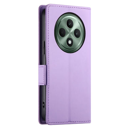 OPPO Reno12 F27 Magnetic Leather Wallet Case with Card Slots, Stand Function & Full Protection