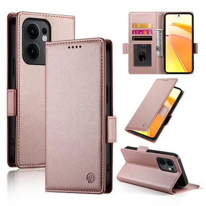 OPPO Reno13 F 4G/5G Magnetic Leather Wallet Case with Card Slots, Stand Function & Full Protection
