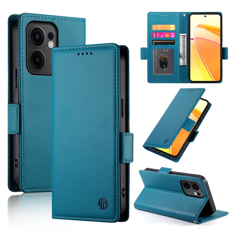 OPPO Reno13 F 4G/5G Magnetic Leather Wallet Case with Card Slots, Stand Function & Full Protection