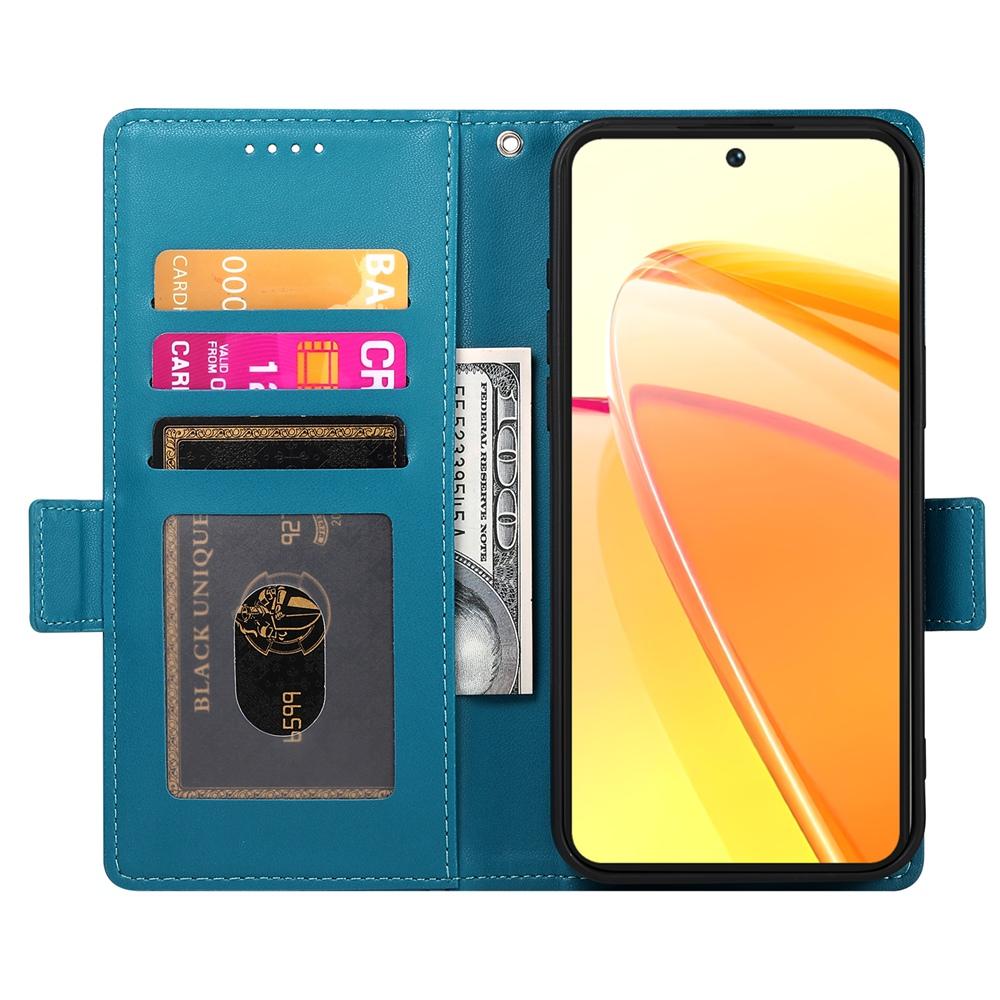OPPO Reno13 F 4G/5G Magnetic Leather Wallet Case with Card Slots, Stand Function & Full Protection