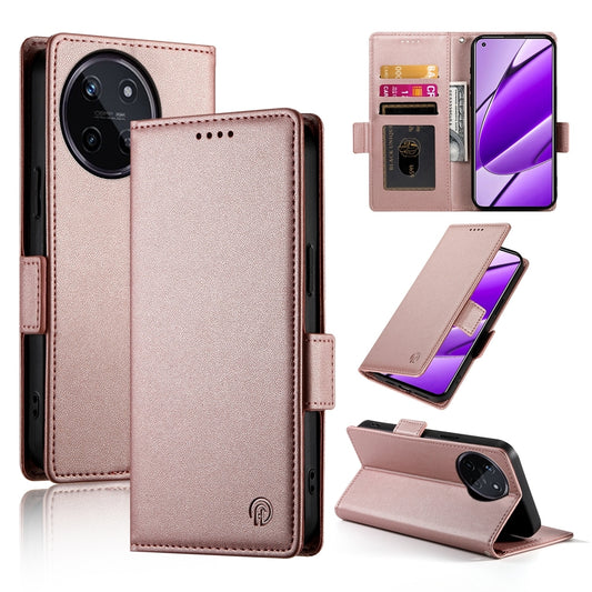 Realme 11 4G Magnetic Leather Wallet Case with Card Slots, Stand Function & Full Protection