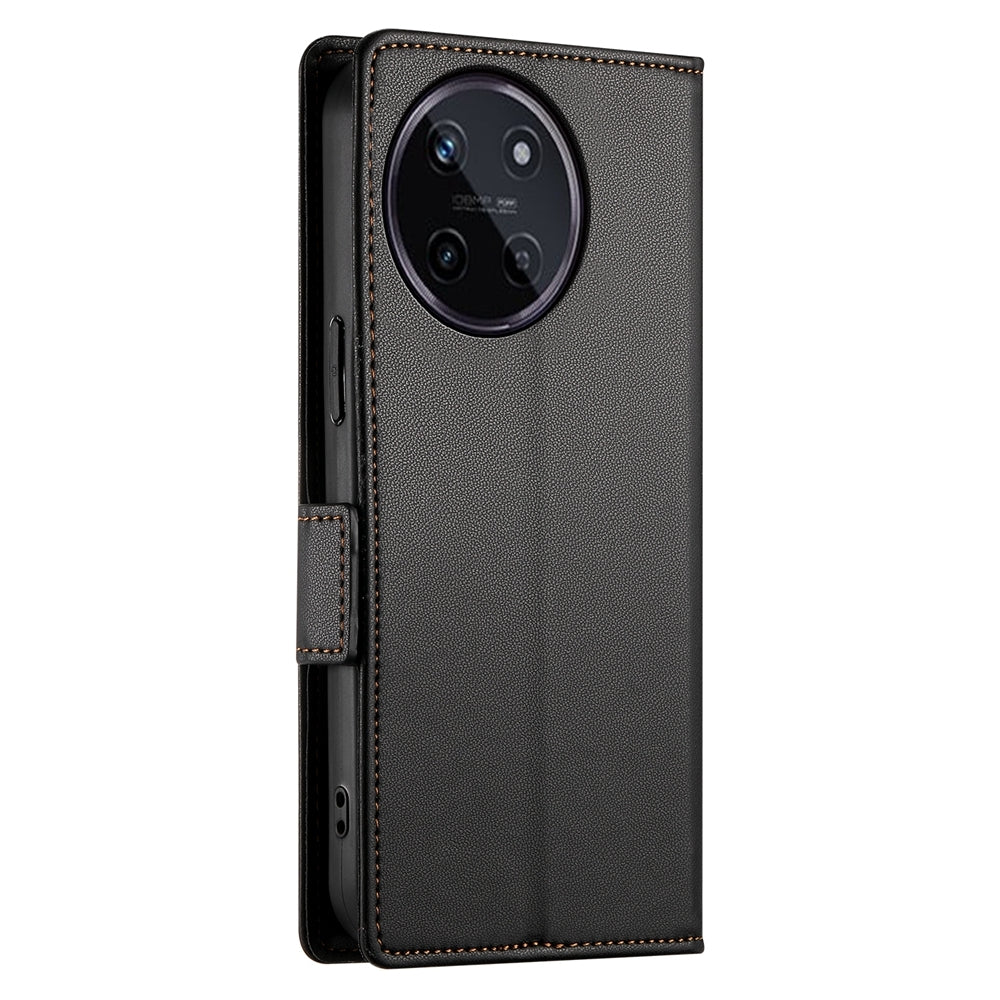 Realme 11 4G Magnetic Leather Wallet Case with Card Slots, Stand Function & Full Protection