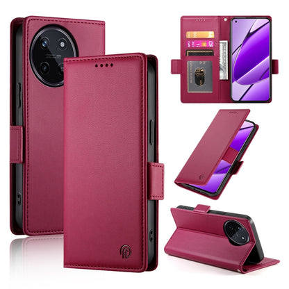 Realme 11 4G Magnetic Leather Wallet Case with Card Slots, Stand Function & Full Protection