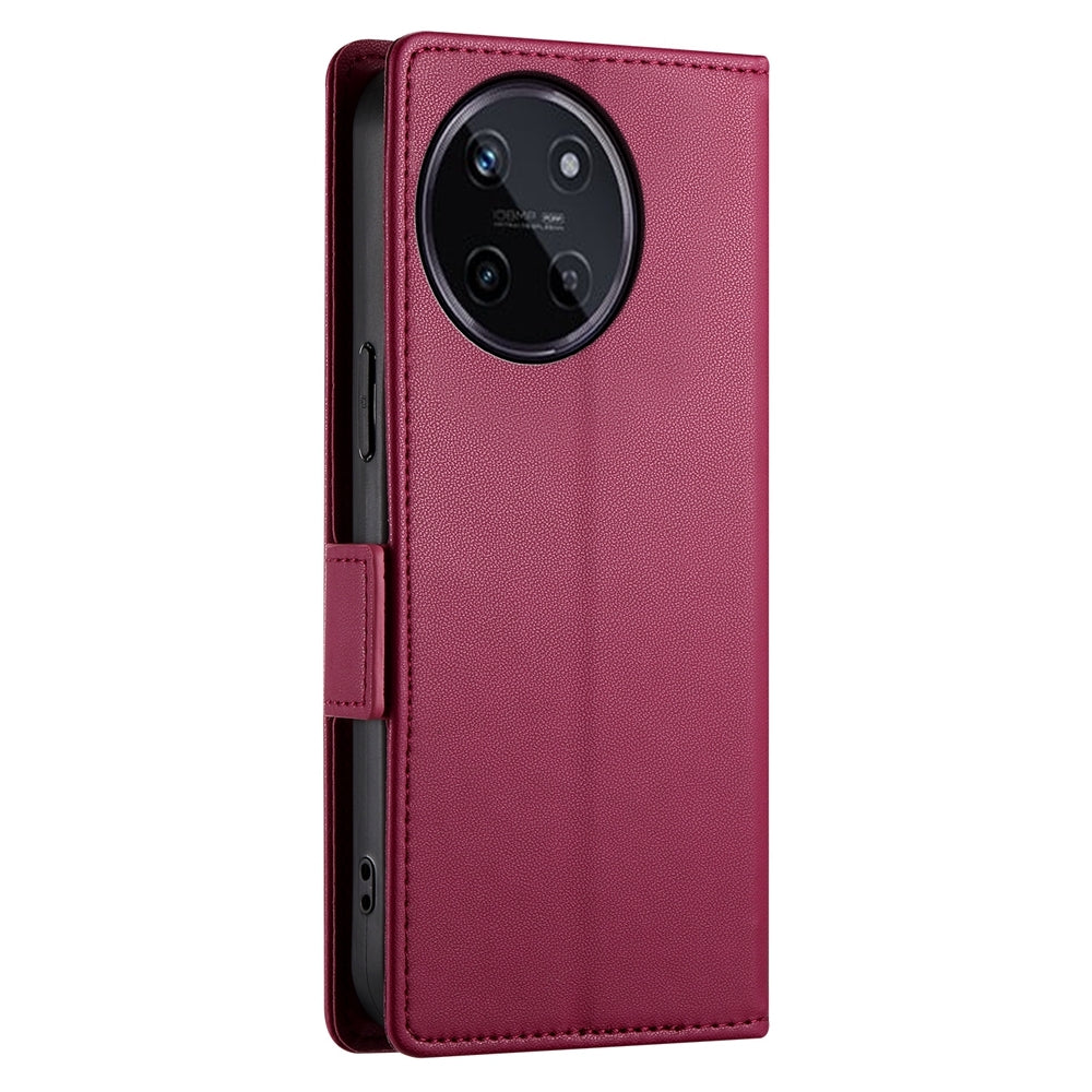 Realme 11 4G Magnetic Leather Wallet Case with Card Slots, Stand Function & Full Protection