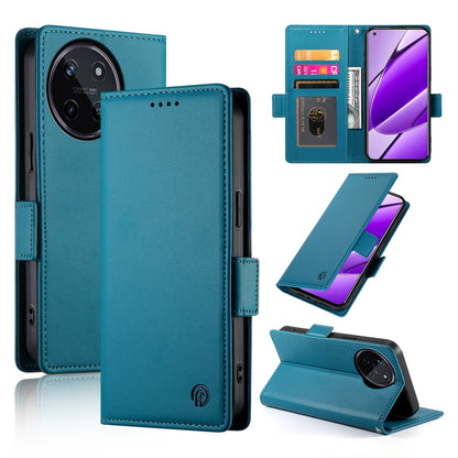 Realme 11 4G Magnetic Leather Wallet Case with Card Slots, Stand Function & Full Protection