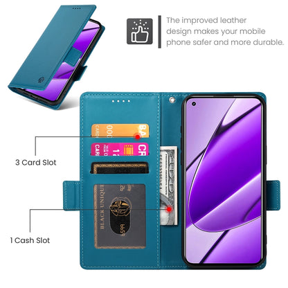 Realme 11 4G Magnetic Leather Wallet Case with Card Slots, Stand Function & Full Protection