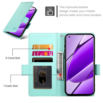 Realme 11 4G Magnetic Leather Wallet Case with Card Slots, Stand Function & Full Protection