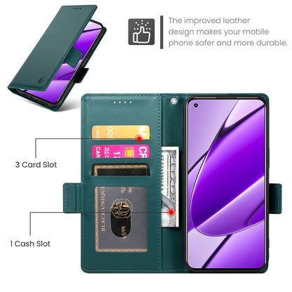 Realme 11 4G Magnetic Leather Wallet Case with Card Slots, Stand Function & Full Protection
