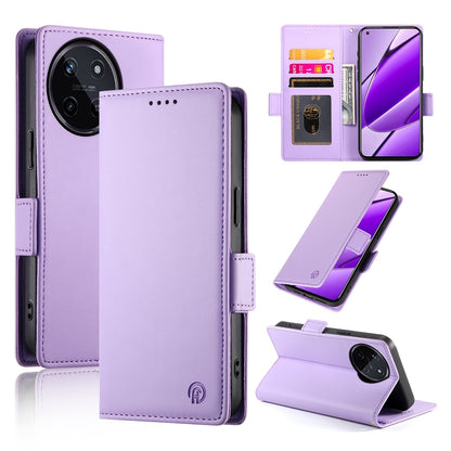 Realme 11 4G Magnetic Leather Wallet Case with Card Slots, Stand Function & Full Protection