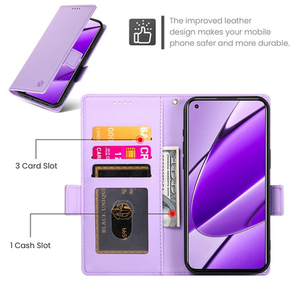 Realme 11 4G Magnetic Leather Wallet Case with Card Slots, Stand Function & Full Protection
