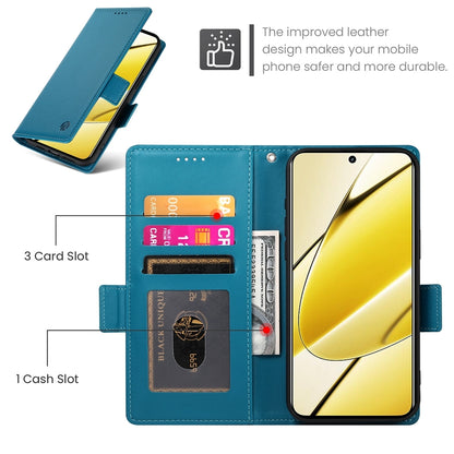 Realme 11 5G Magnetic Leather Wallet Case with Card Slots, Stand Function & Full Protection