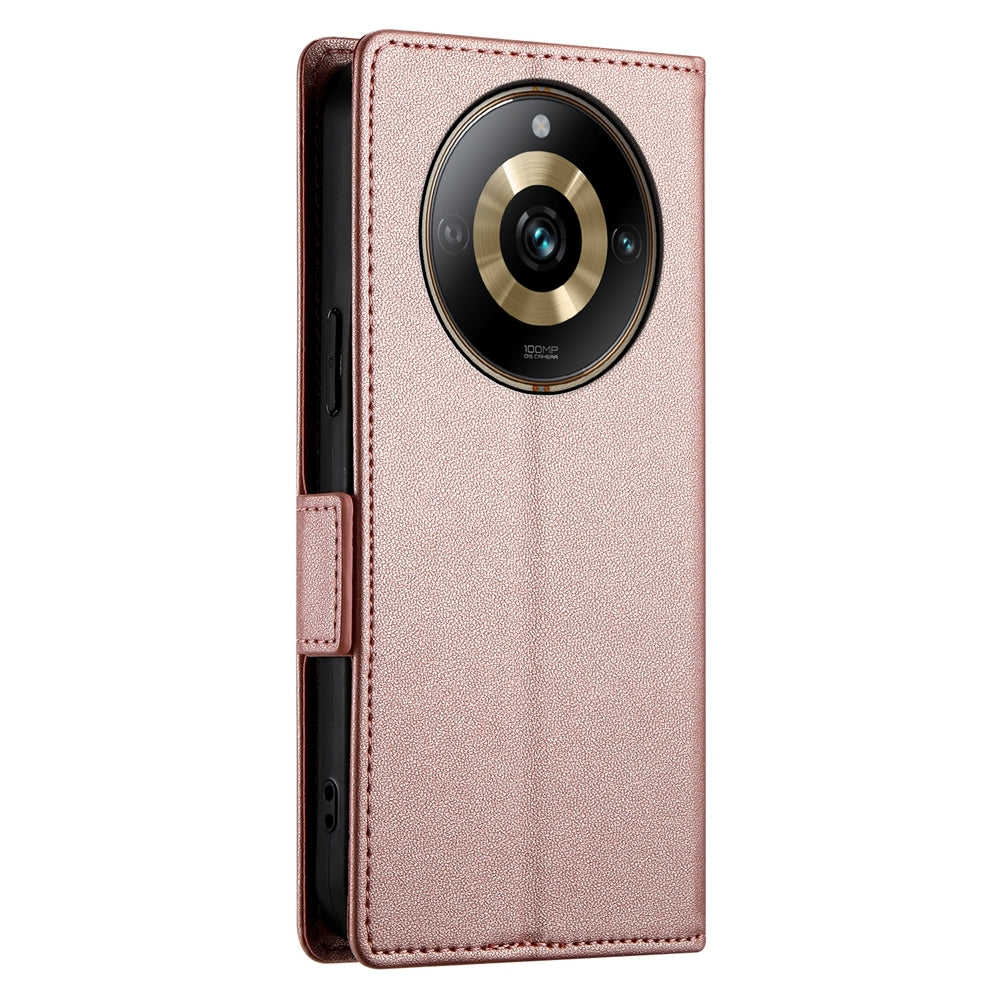 Realme 11 Pro 5G Magnetic Leather Wallet Case with Card Slots, Stand Function & Full Protection