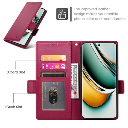 Realme 11 Pro+ 5G Magnetic Leather Wallet Case with Card Slots, Stand Function & Full Protection