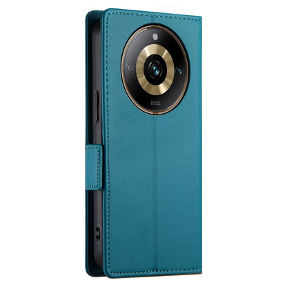 Realme 11 Pro 5G Magnetic Leather Wallet Case with Card Slots, Stand Function & Full Protection