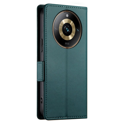 Realme 11 Pro+ 5G Magnetic Leather Wallet Case with Card Slots, Stand Function & Full Protection