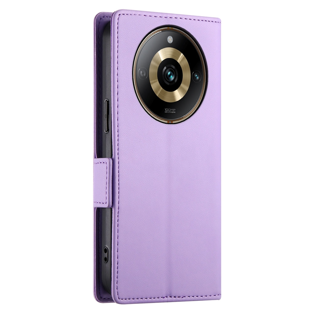 Realme 11 Pro 5G Magnetic Leather Wallet Case with Card Slots, Stand Function & Full Protection